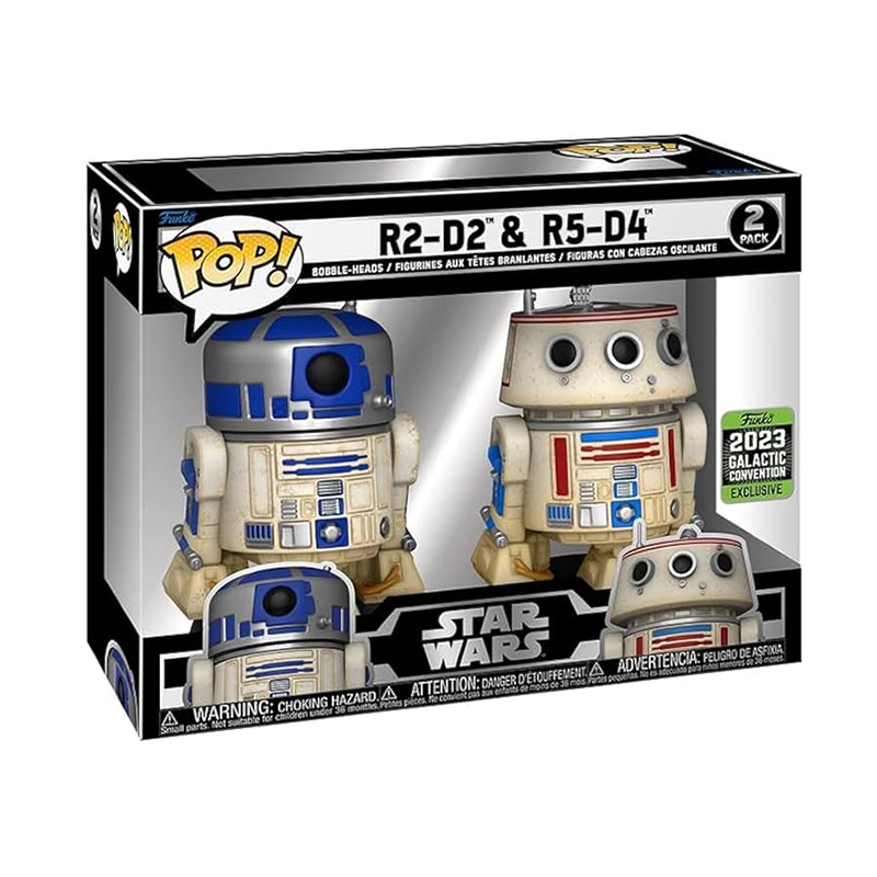 2 Pack R2-D2 & R5-D4