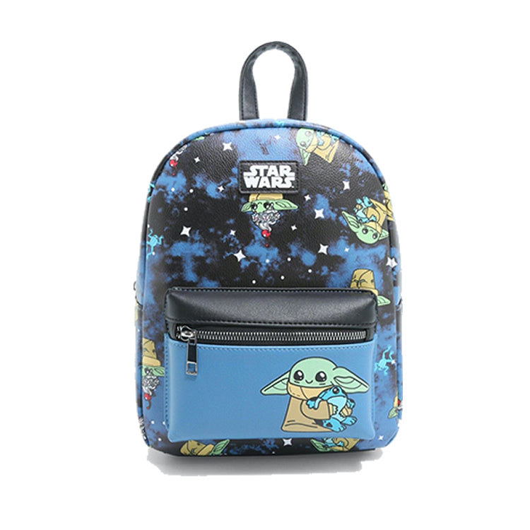 Loungefly Mini Backpack Grogu with Mandalorian