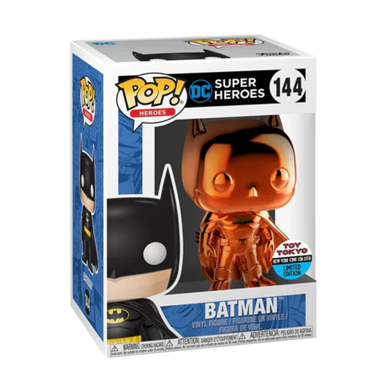 Funko POP! Teal Chrome Batman #144 2019 SDCC Shared Funko POP! Teal Chrome Batman #144 2019 SDCC Shared