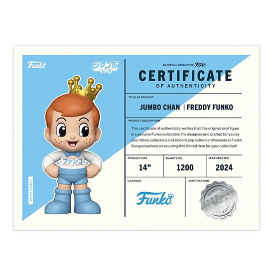 WonFair Freddy Funko Jumbo Chan