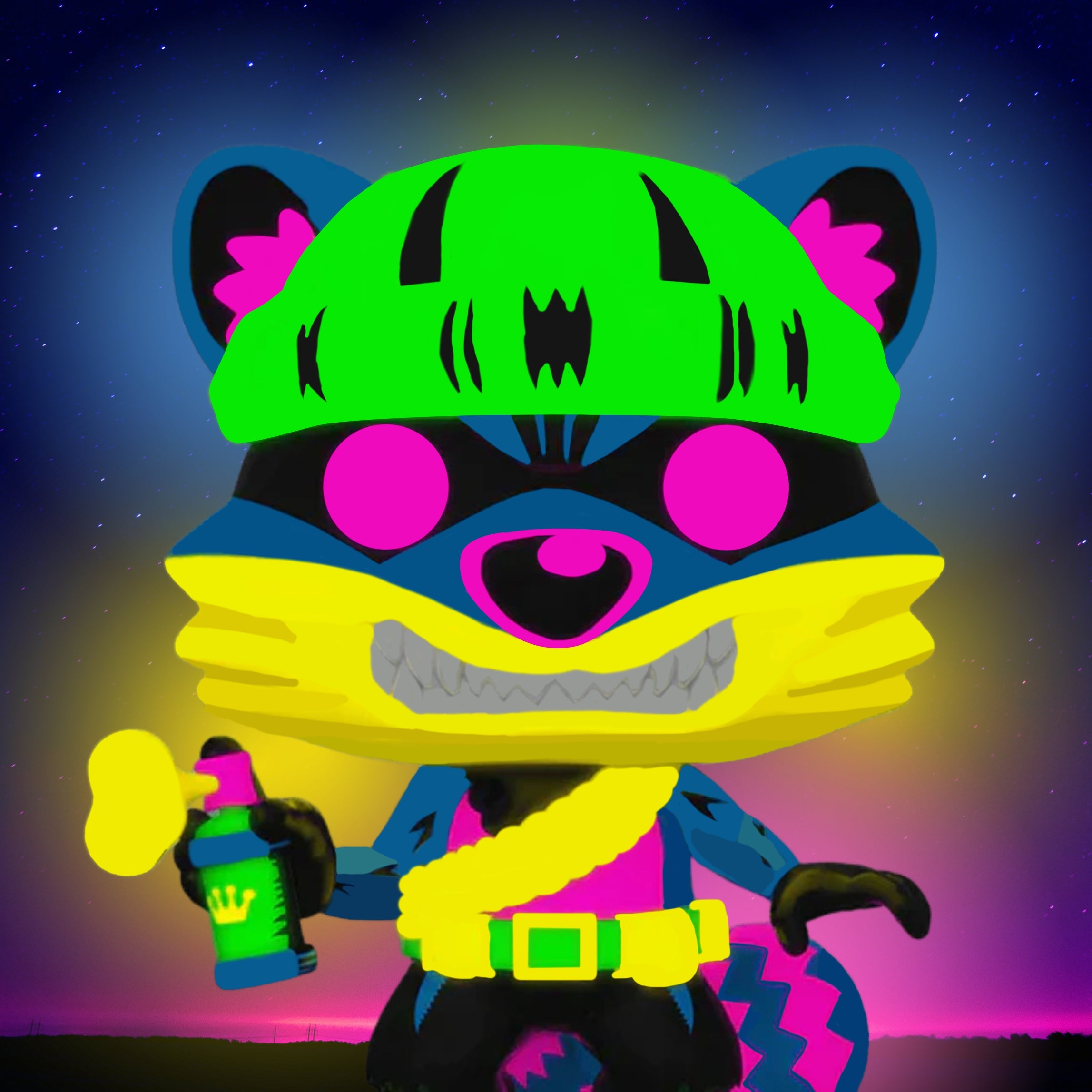Glows in the dark