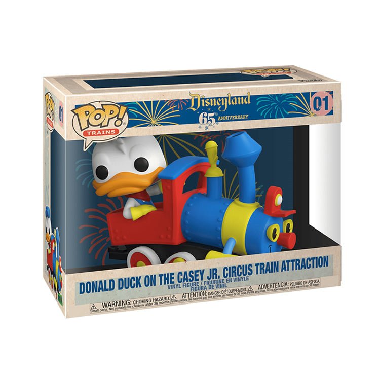 1 Donald Duck on the Casey Jr. Circus Train Attraction - EPIKKO Animación y dibujos animados