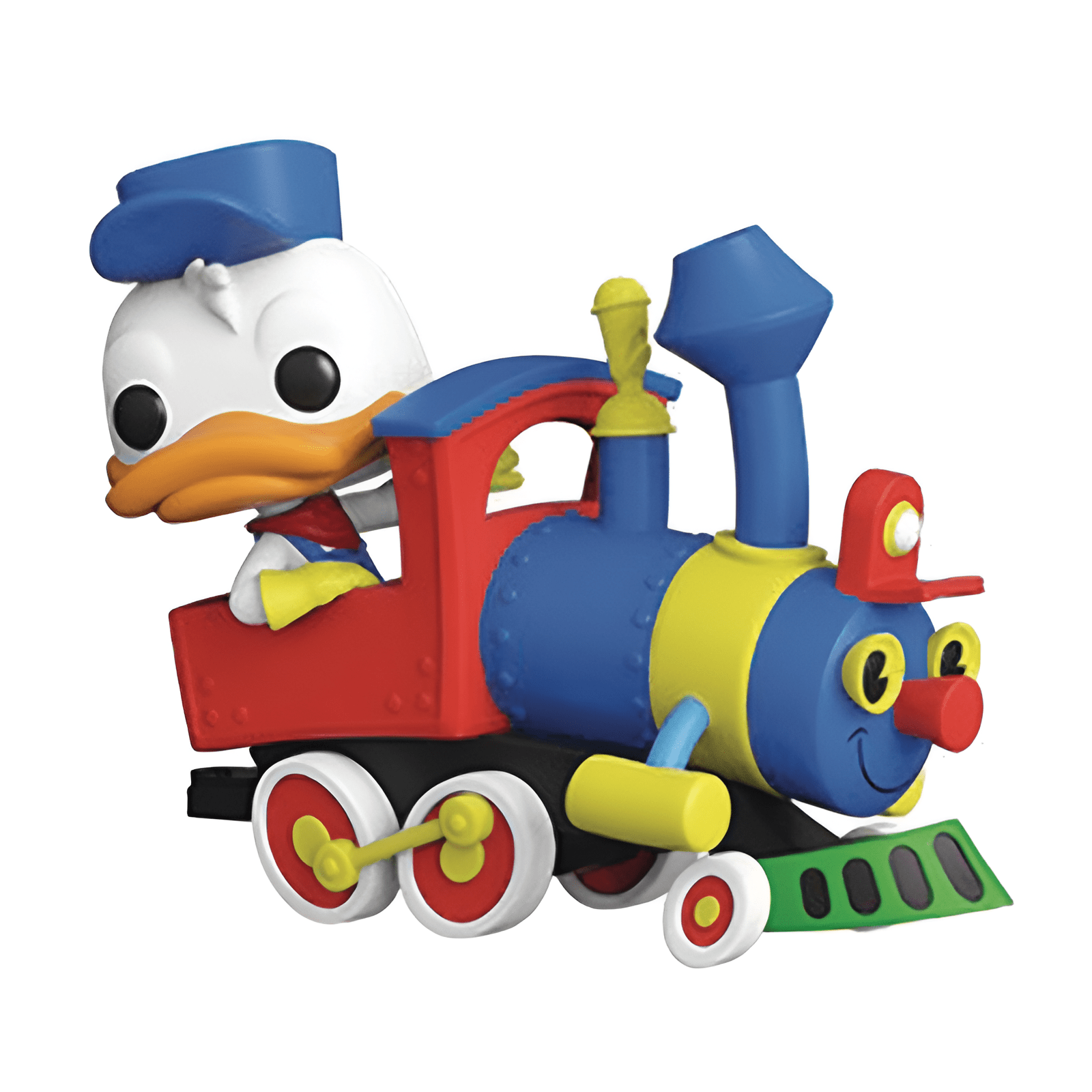 1 Donald Duck on the Casey Jr. Circus Train Attraction - EPIKKO Animación y dibujos animados