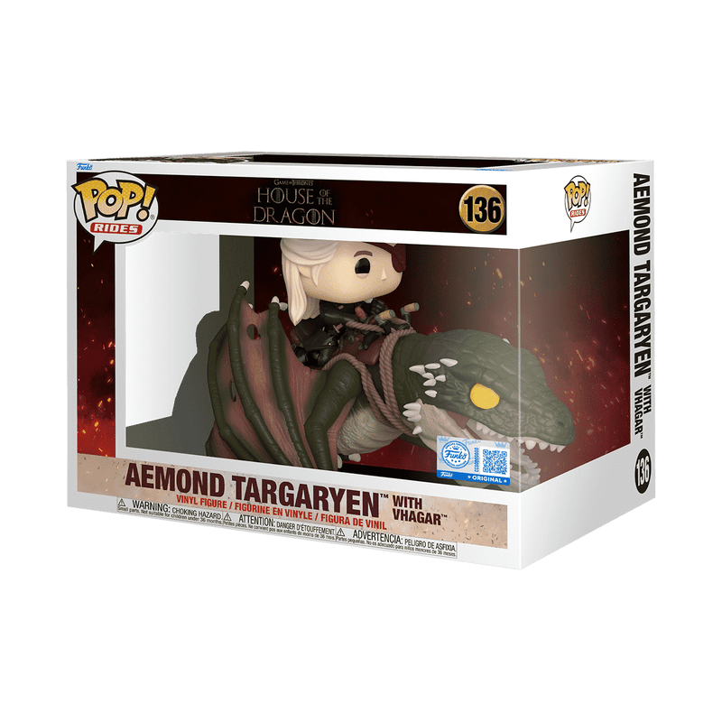 136 Aemond Targaryen with Vaghar - EPIKKO Películas y TV