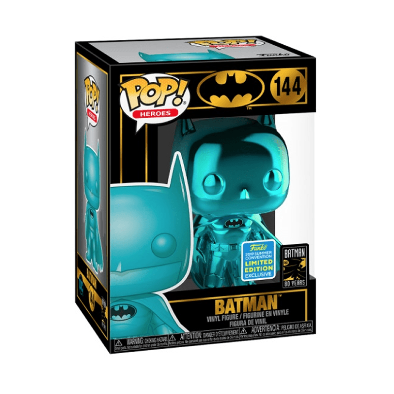 144 Batman (Teal Chrome) - EPIKKO Comics & Superheroes