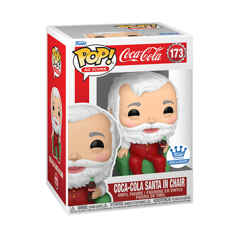#173 Coca-Cola Santa in Chair