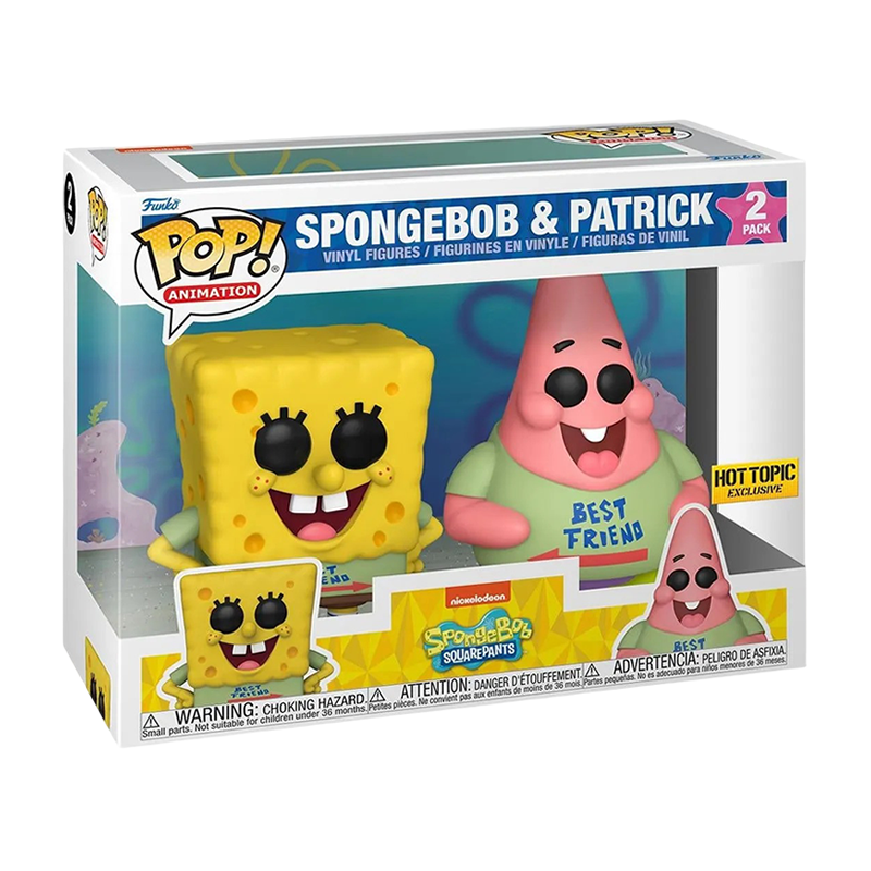 2 Pack Spongebob & Patrick
