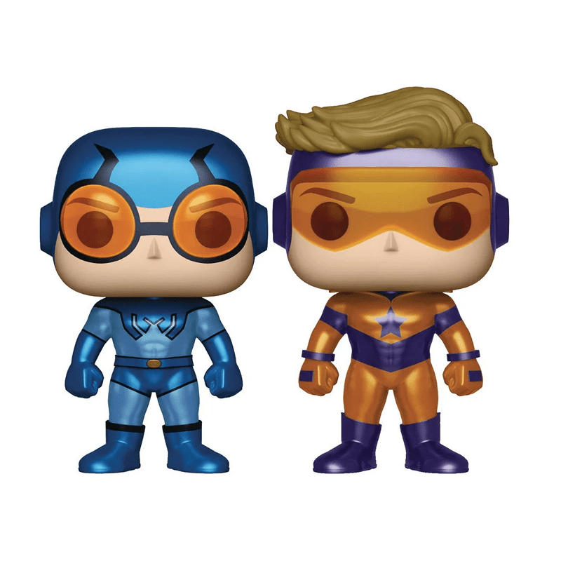 Funko POP! #2 Pack Blue Beetle & Booster Gold