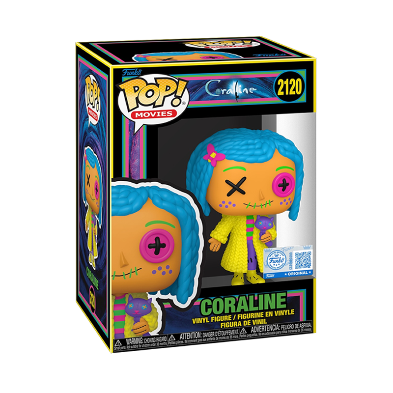 Funko POP! 2120 Coraline (Blacklight) - EPIKKO Películas y TV
