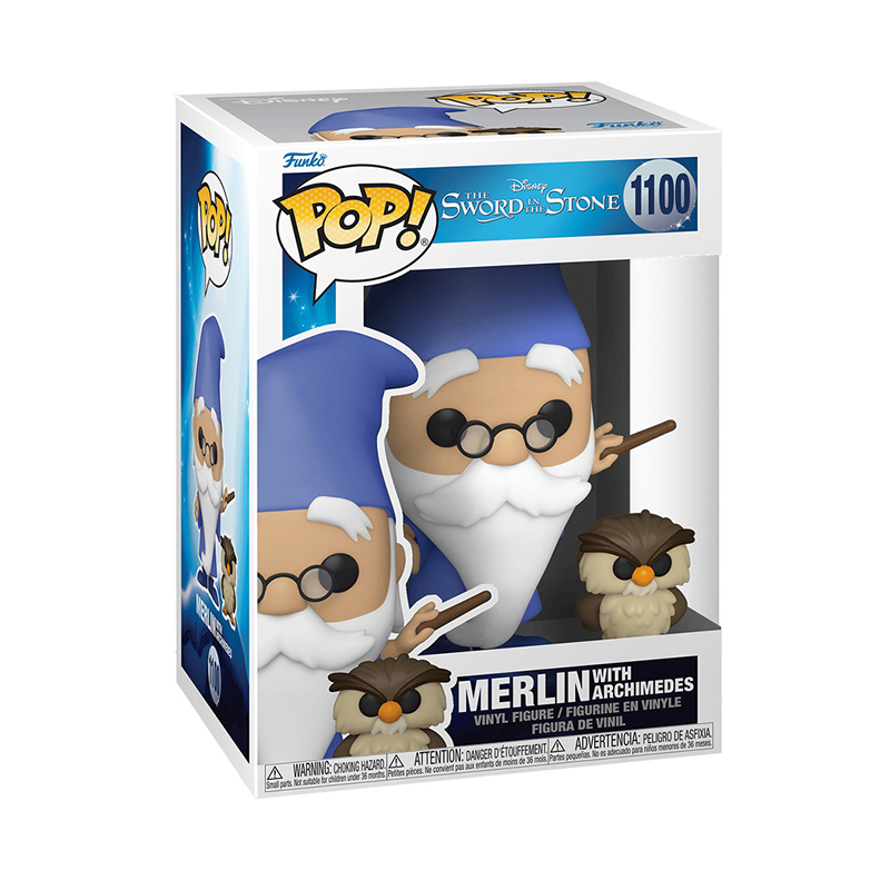 #1100 Merlin with Archimedes