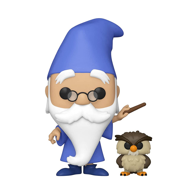 #1100 Merlin with Archimedes