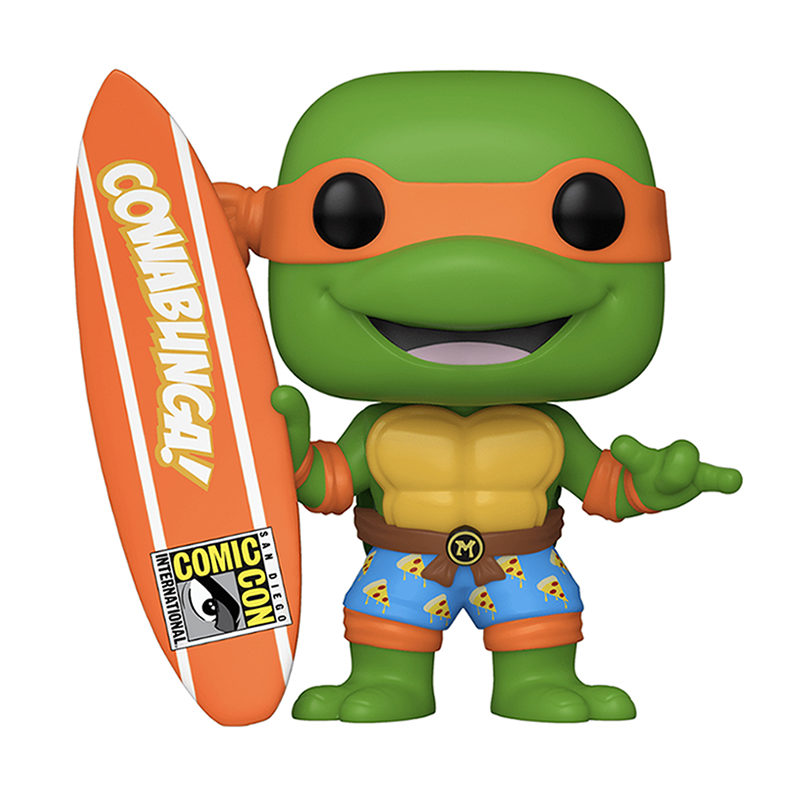 #1019 Michelangelo with Surfboard