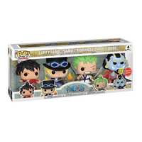 Funko POP! #4 Pack Luffy / Sabo / Roronoa / Jinbe