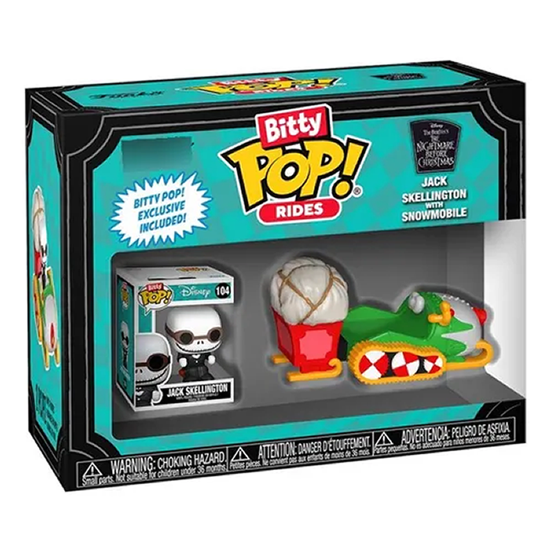 #Bitty POP! Jack Skellington with Snowmobile