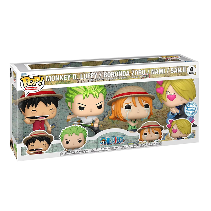 4 Pack Monkey D. Luffy/Roronoa Zoro/Nami/Sanji
