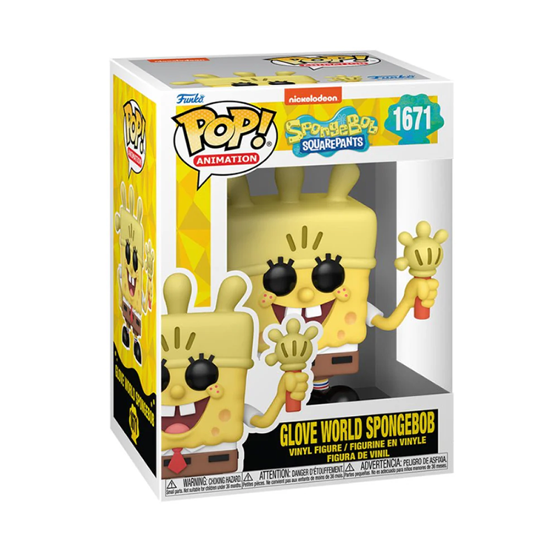 #1671 Glove World Spongebob