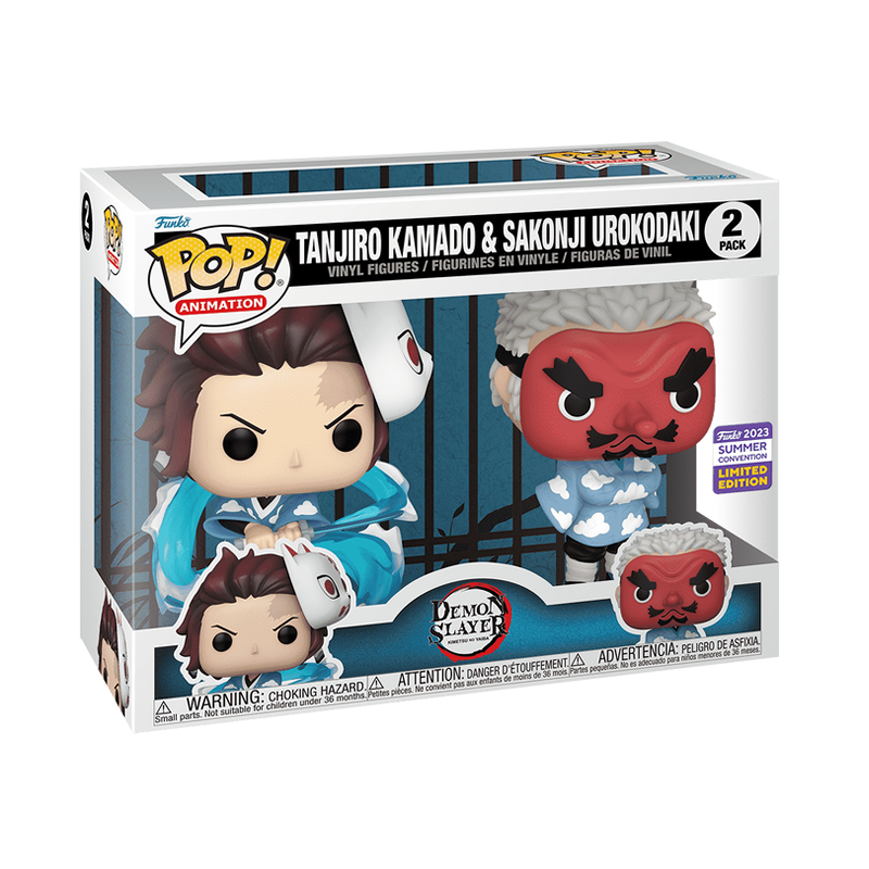 2 Pack Tanjiro Kamado & Sakonji Urokodaki