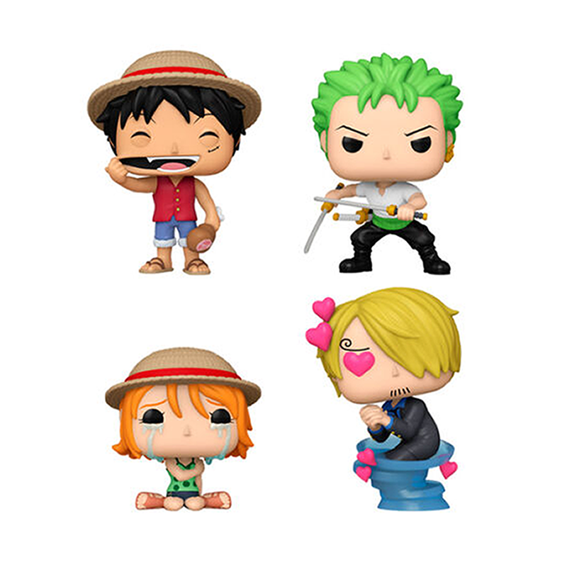 4 Pack Monkey D. Luffy/Roronoa Zoro/Nami/Sanji