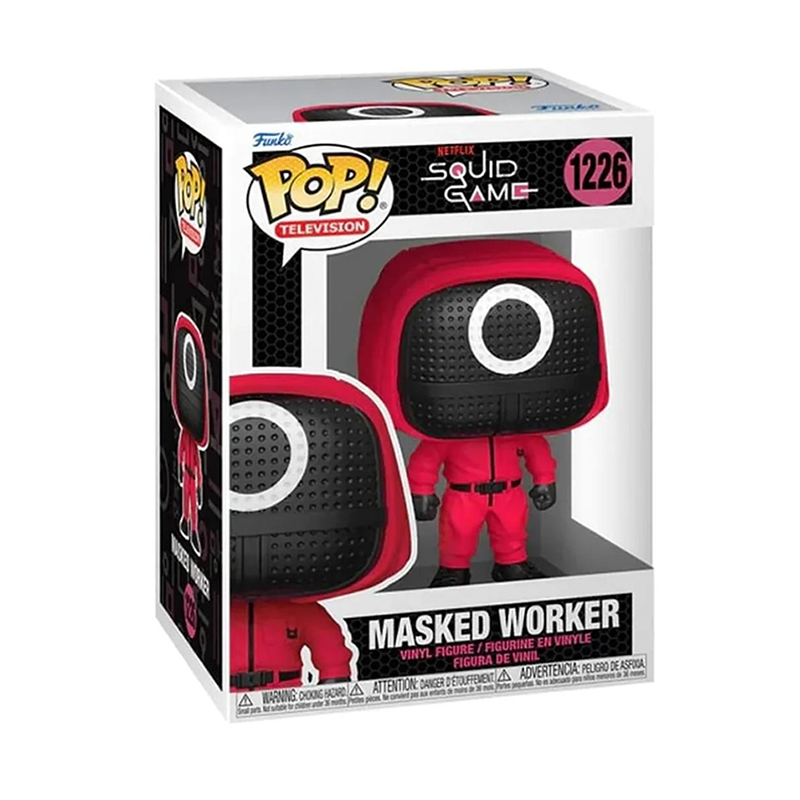 #1226 Round Masked Worker