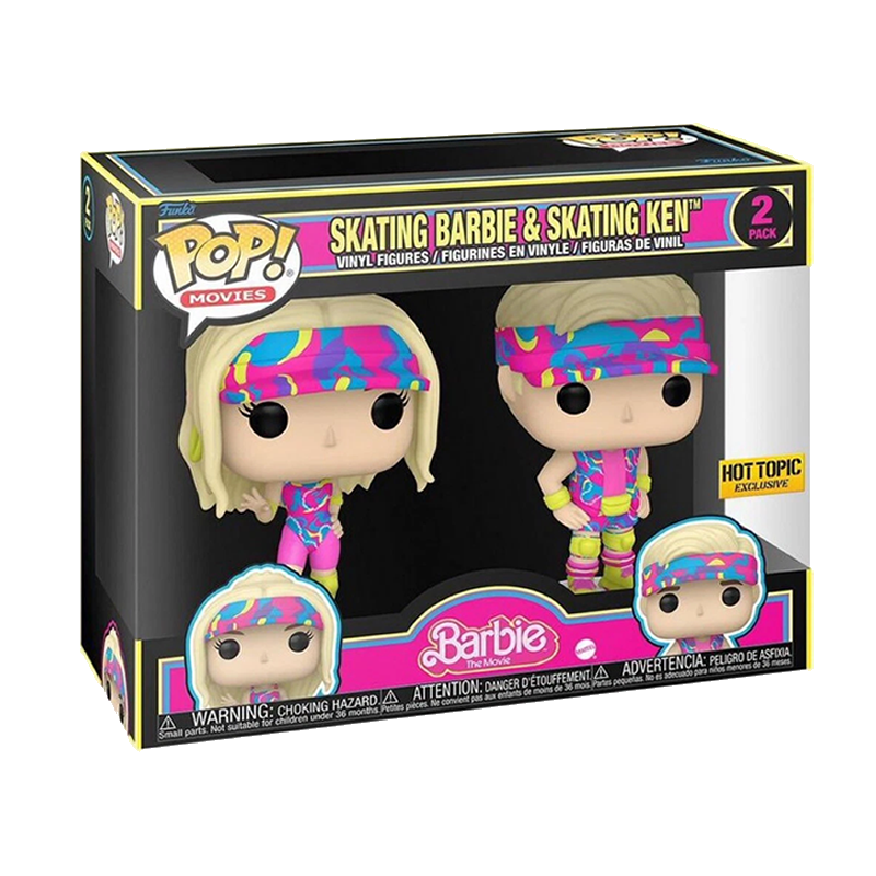 2 Pack Skating Barbie & Skating Ken
