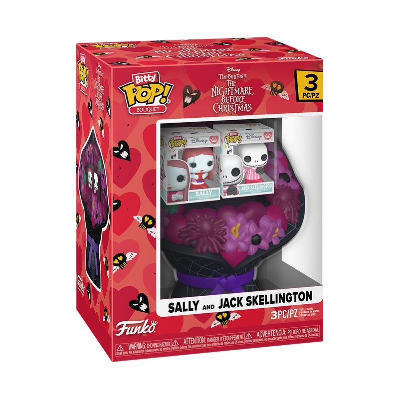 Bitty POP! Sally And Jack Skellington