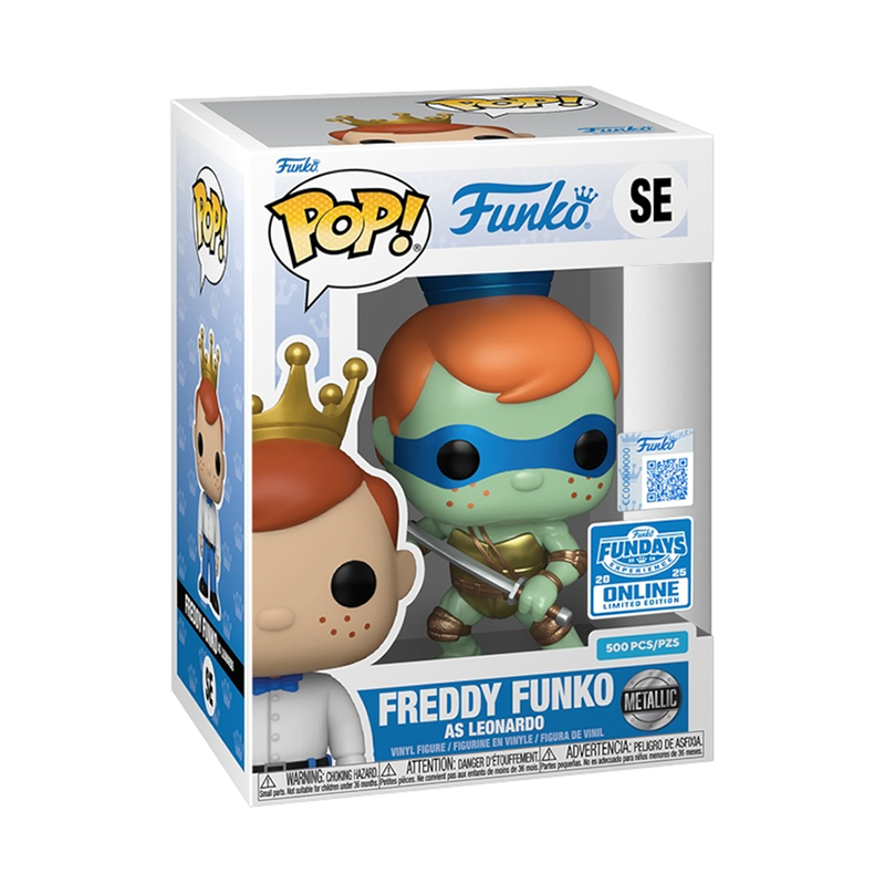 SE Freddy Funko as Leonardo (Metallic)