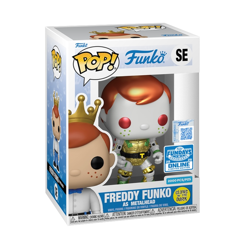 SE Freddy Funko as Metalhead (GITD)