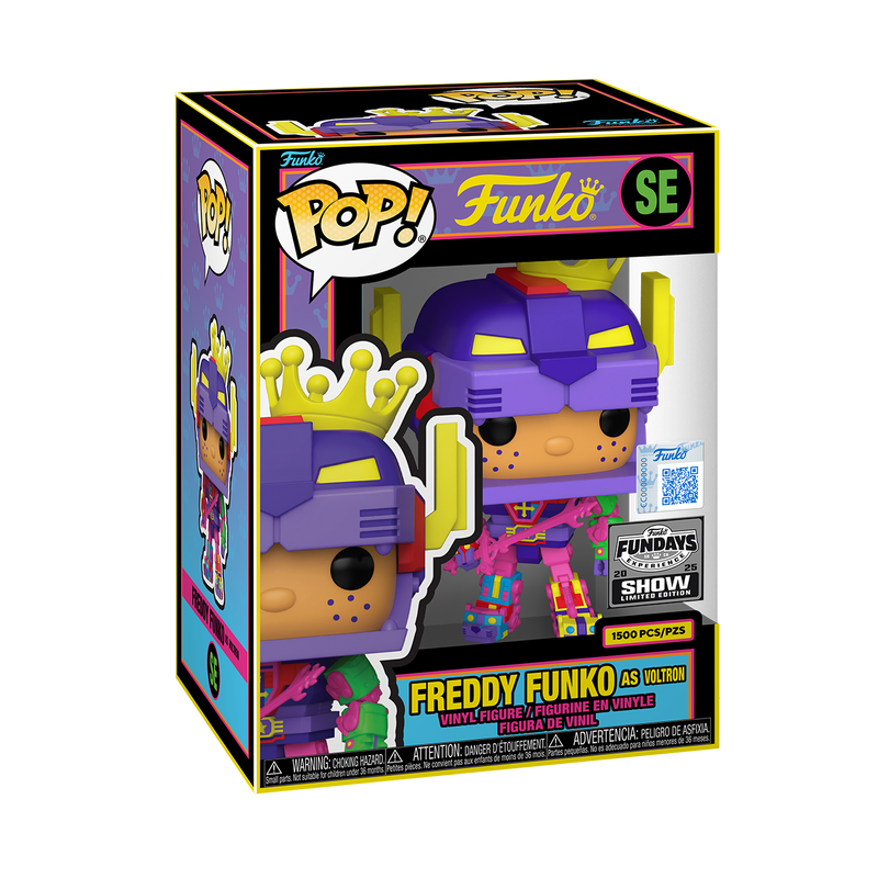 SE Freddy Funko as Voltron (Blacklight)