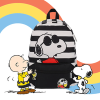 Mochila Cangurera Peanuts Snoopy Black and White