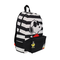 Mochila Cangurera Peanuts Snoopy Black and White