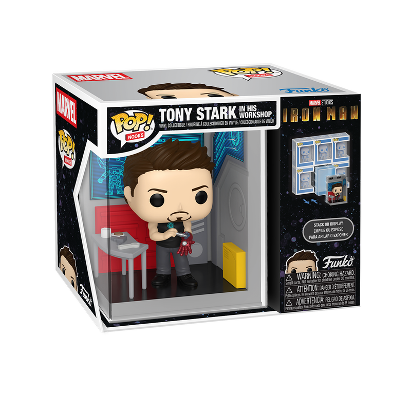 #Pop Nooks Tony Stark in his Workshop