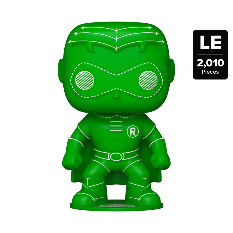 #568 Robin (Green Blueprint Deco) with Protector