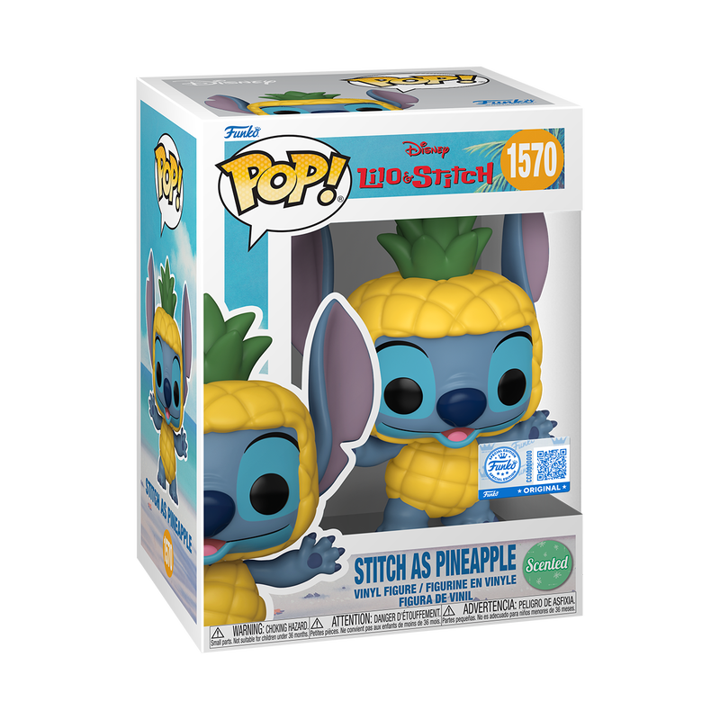 #1570 Stitch as Pineapple
