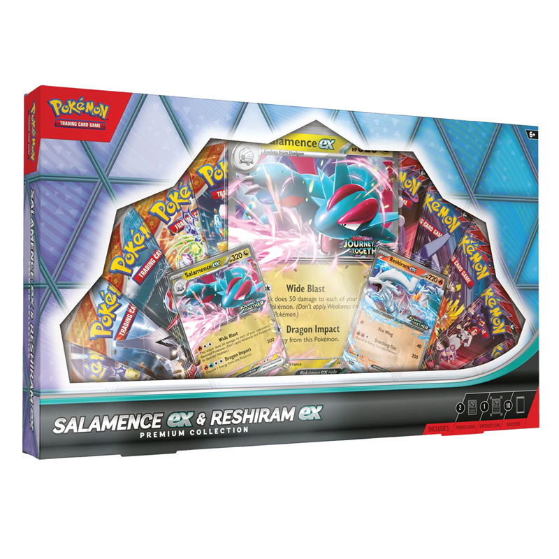Salamance Ex & Reshiram Ex - Premium Collection