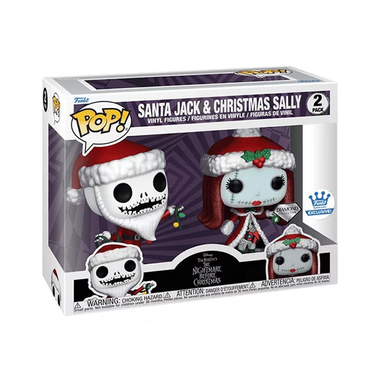 2 Pack Santa Jack & Christmas Sally