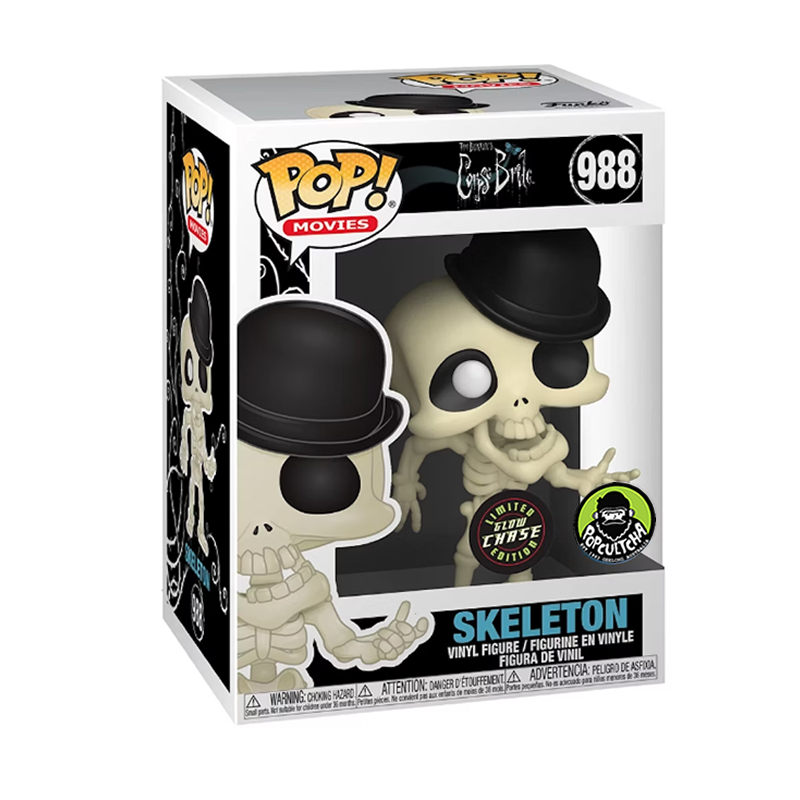 #988 Skeleton (GITD Chase - Popcultcha)