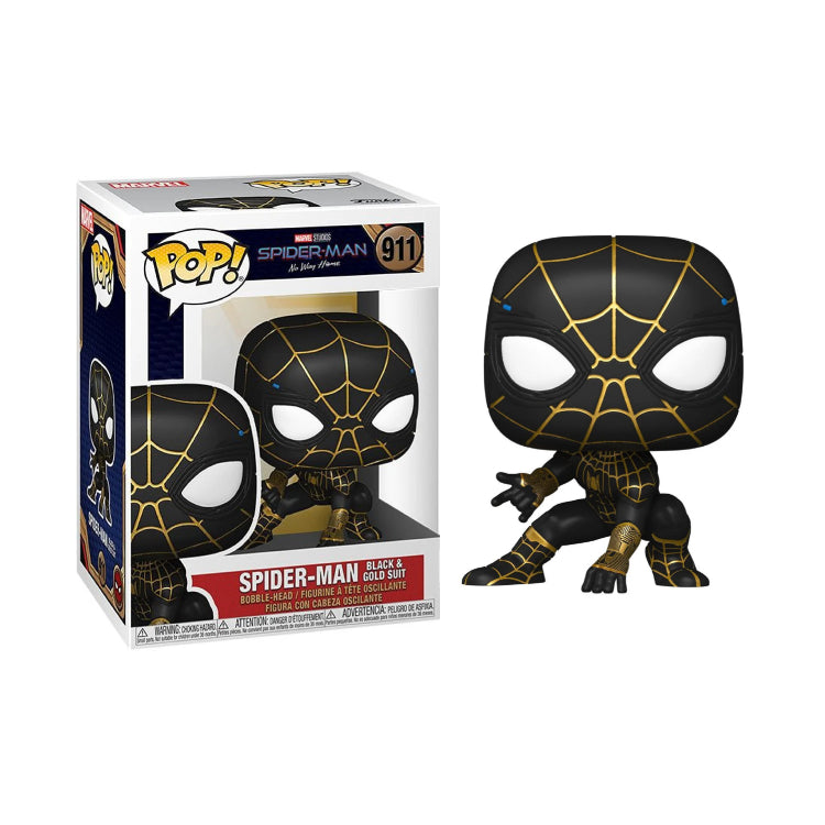 #911 Spider -Man Black & Gold suit