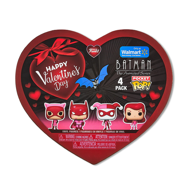 4 Pack Valentine's Day Batman