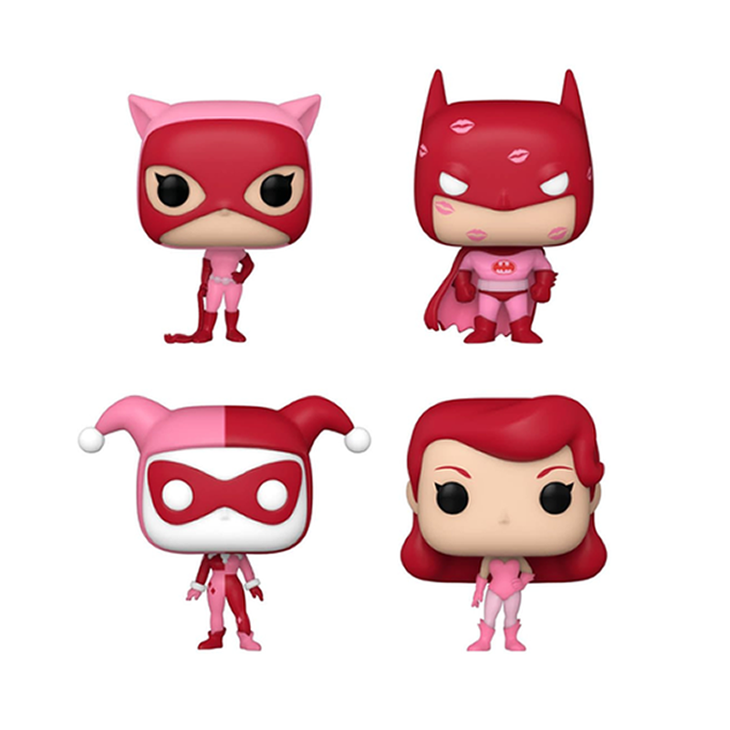 4 Pack Valentine's Day Batman