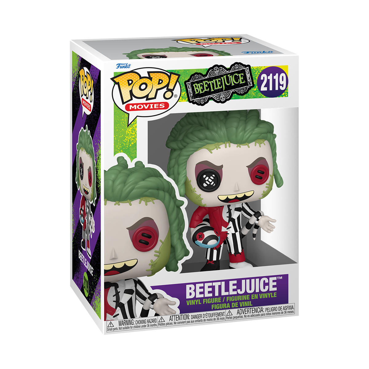 Funko POP! 2119 Beetlejuice (Patchwork) - EPIKKO Terror