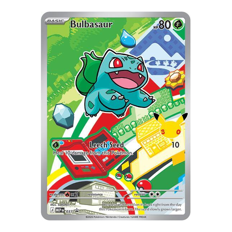 Bulbasaur - 037 037 - Mega Evolution Promo - Pokémon TCG (Inglés) - EPIKKO Pokémon TCG