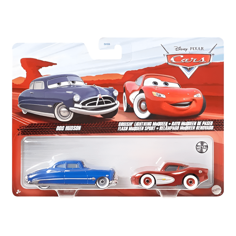 Cars! 2 Pack Hudson & Cruisin' Rayo Mcqueen - EPIKKO Películas y TV