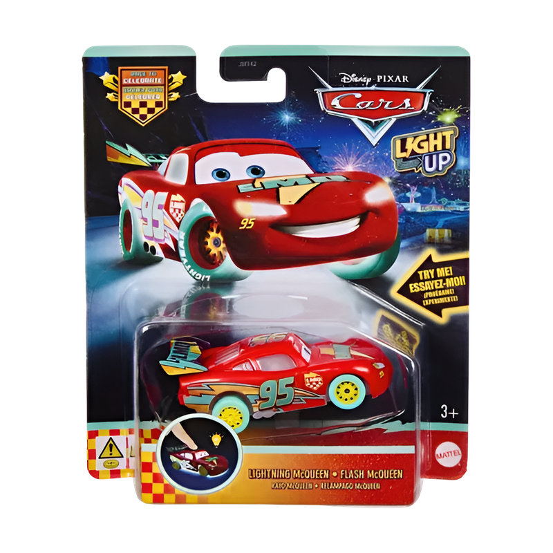 Cars! Lightning McQueen - Light Up Disney Cars - 2 en 1