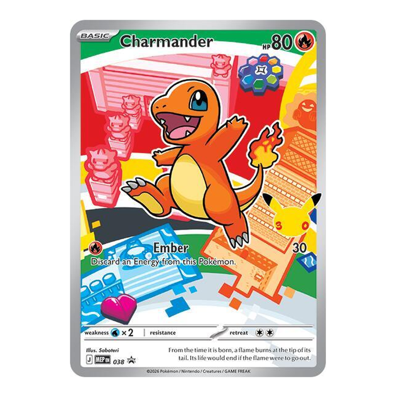 Charmander - 038 038 - Mega Evolution Promo - Pokémon TCG (Inglés) - EPIKKO Pokémon TCG