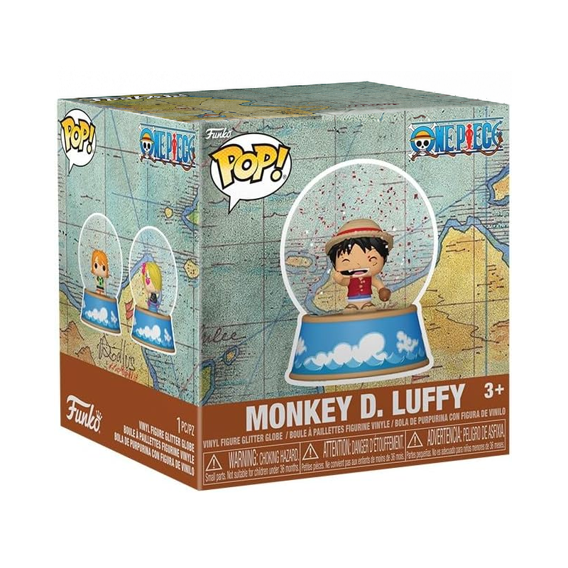 Diversos Monkey D. Luffy Mini Glitter Globe - EPIKKO Anime & Manga
