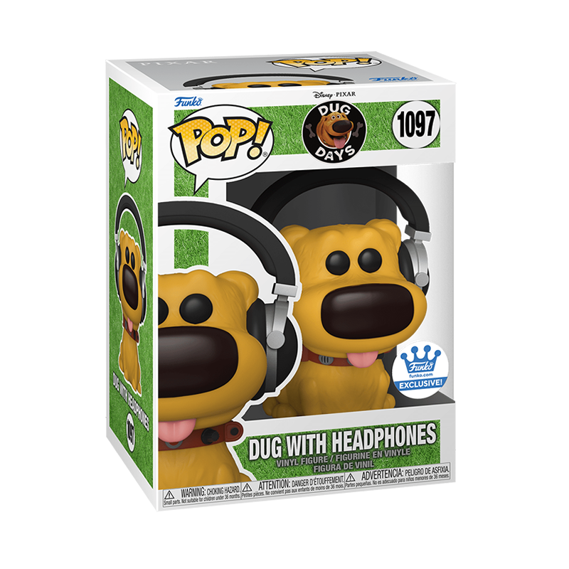 #1097 Dug with Headphones