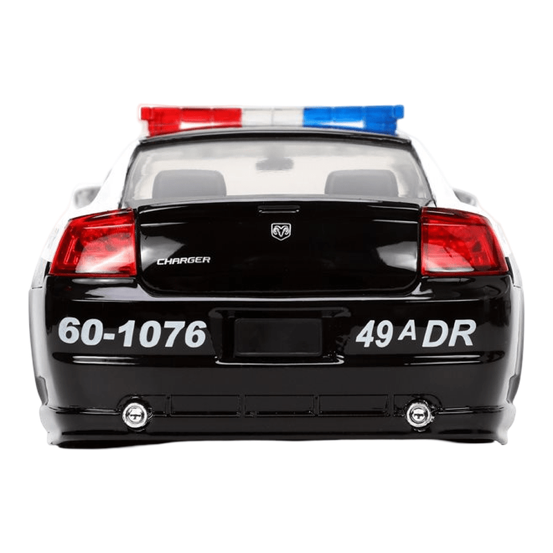 Fast & Furious 2006 Dodge Charger Police Car Escala 1:24 Die-Cast - EPIKKO Películas y TV