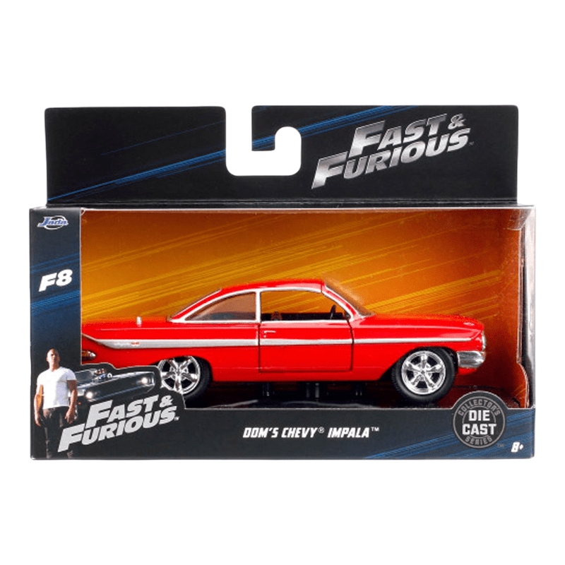 Fast & Furious Dom's 1961 Chevy Impala Escala 1:32 Die-Cast - EPIKKO Películas y TV