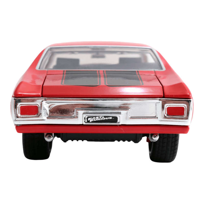 Fast & Furious Dom's Chevy Chevelle SS Glossy Red Escala 1:24 Die-Cast - EPIKKO Películas y TV