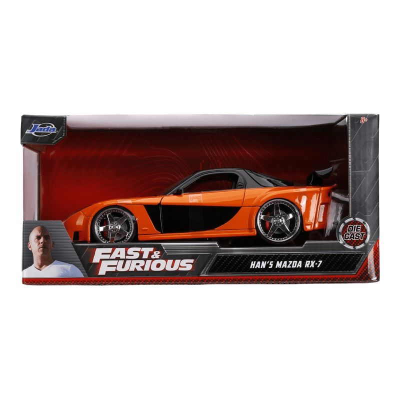 Fast & Furious Han's Mazda RX-7 Escala 1:24 Die-Cast - EPIKKO Películas y TV